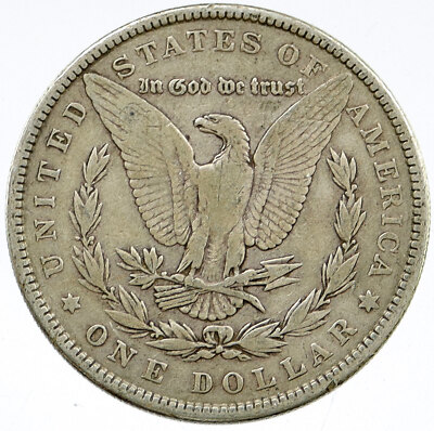 銀貨　アメリカ1885年リバティ　エ・プルリブス・ウヌム 　イーグル　大型硬貨 1885 E PLURIBUS UNUM LIBERTY~EAGLE ONE DOLLAR SILVER COIN