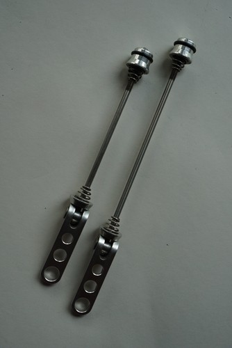 Pinchos delanteros traseros carretera 130 mm 100 mm Ringle Holey Ti-Stix QR - Imagen 6 de 30