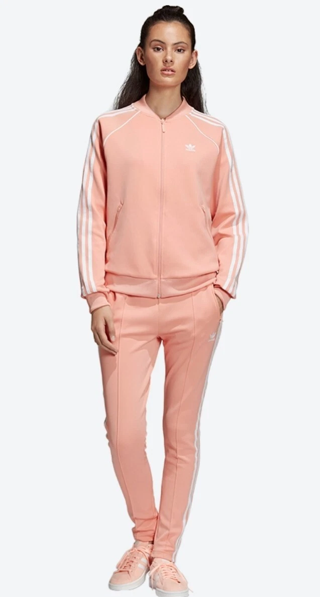 Adidas Originals Women s Superstar TrackSuit Dust Pink Sz XS M DV2593 DV2635