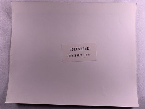 Iron Maiden Wolfsbane Blaze Photo Vintage Promo Black and White 1991 #1 - Picture 2 of 12