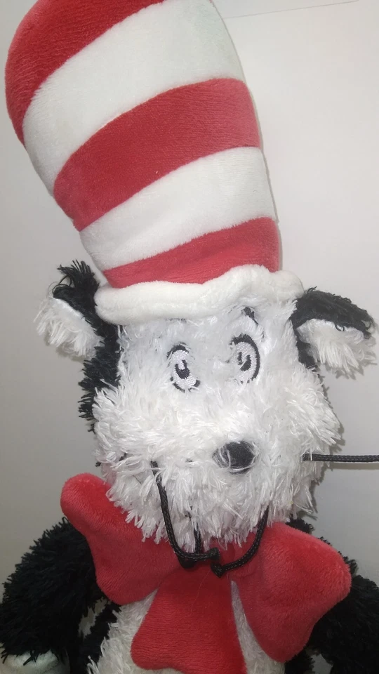 "Juguete de peluche Dr. Seuss Cat in the Hat 20"" Manhattan Toy Co. 2002 de colección leer descripción" Foto 2 de 4