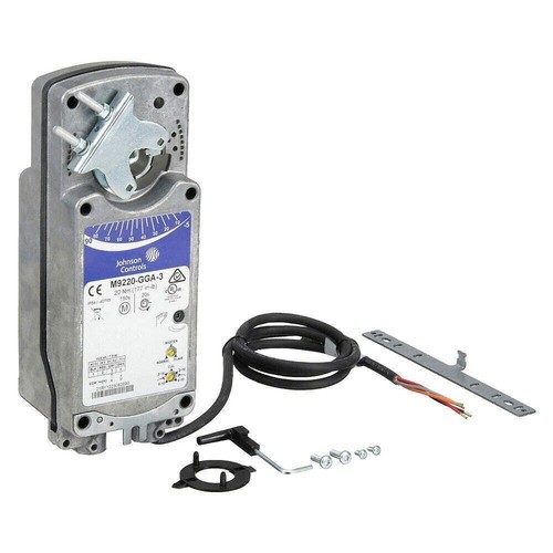 JOHNSON CONTROLS M9220 M9220-GGA-3 Electric Actuator 177 in-lb Spring 24VAC/DC - 第 1/4 張圖片
