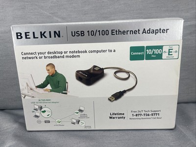 New Sealed Belkin F5D5050 Home Abd Office USB 10/100 Fast Ethernet Adapter 