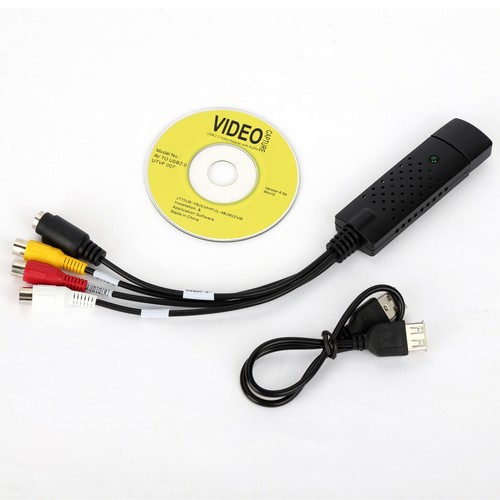 2x USB 2.0 Audio Video VHS to DVD VCR PC Converter Adapter Digital Capture Card - Picture 8 of 10