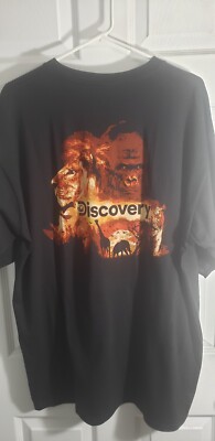 Brand New With Tags Discovery T-shirt Jungle On The Back Size XL