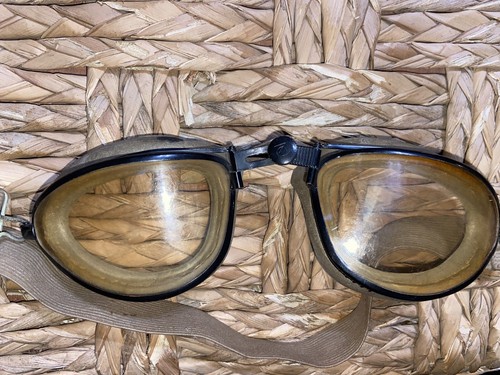 WW2 USN & USMC Pilot Clear Glass & Chrome Goggles By American Optical Excellent! - Picture 13 of 13
