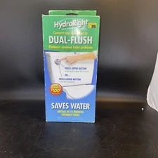 HydroRight Dual Flush Conversion Kit Convert Any Size Toilet Water Saver