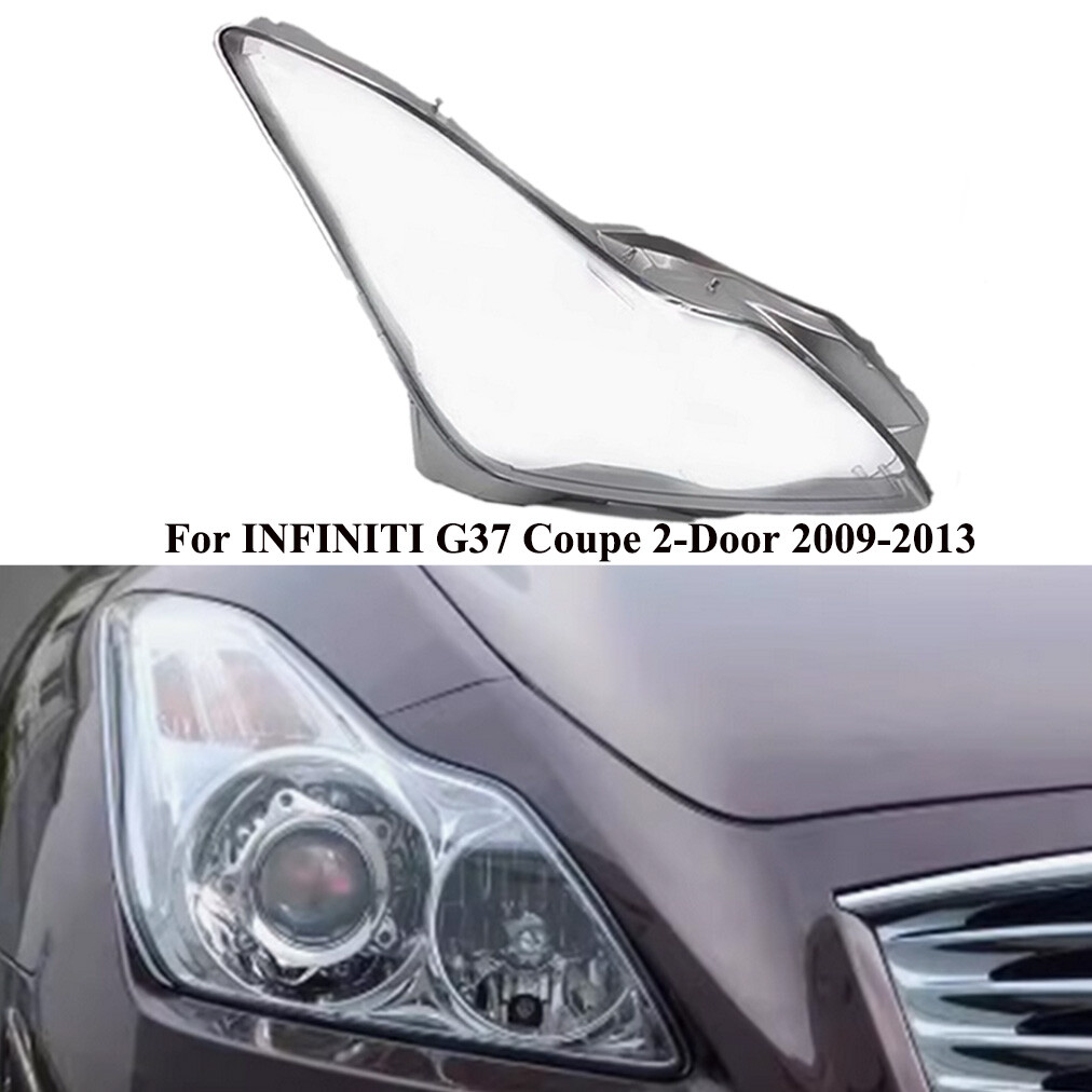 Right Headlight Headlamp Clear Len Cover For INFINITI G37 Coupe 2-Door 2009-2013