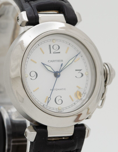 Cartier Pasha 2324 35mm Stainless Steel Automatic Diver Date Watch - Picture 18 of 23