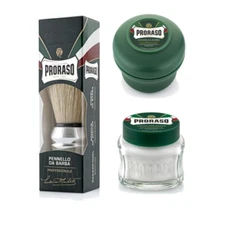 3PC SHAVING Set For Women Lady Shaving Brush Pre-Shave,Shaving Soap Italy