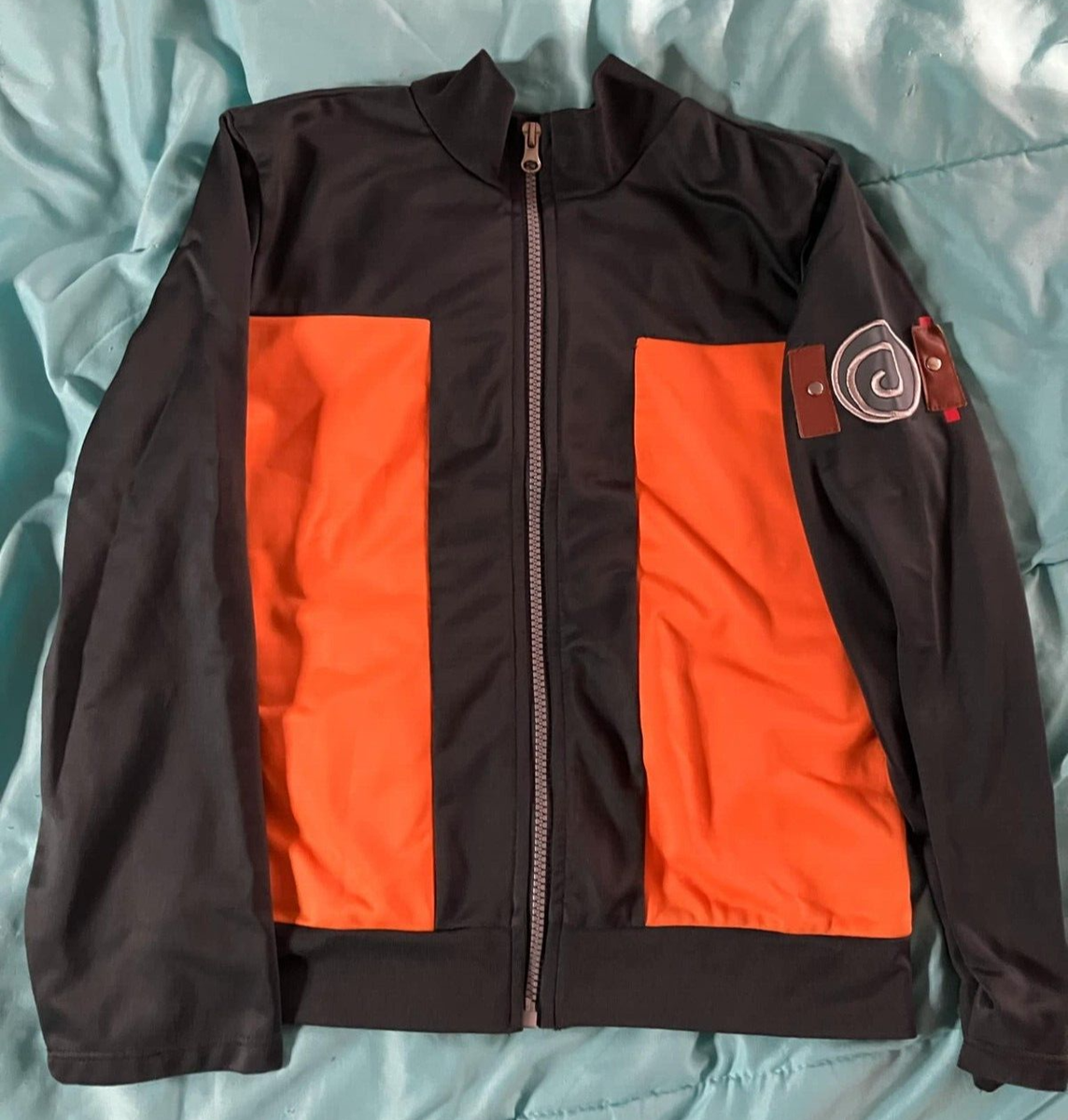 Naruto Shippuden coat Full Zip Track Jacket Kids Large Spirit Halloween  Anime