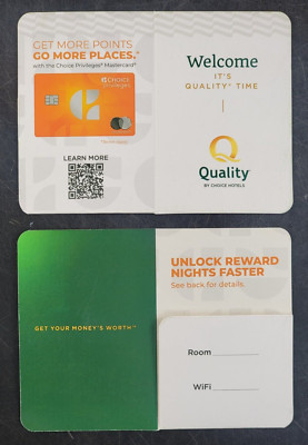 335x Rdi-Usa Quality Inn Key Card Folder S-KFL-QUA-2001 (Case of 335 Folders)