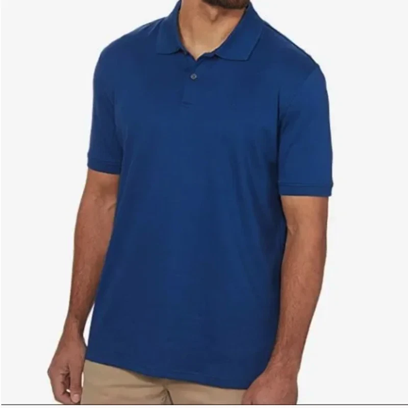 Calvin klein men's liquid touch cotton polo shirt sales