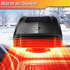 1200W Heater Portable Heating Cooling Fan Defroster Demister for Car Truck 12V