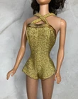 Vintage 1977 Fashion Photo Barbie Gold Romper - No Doll