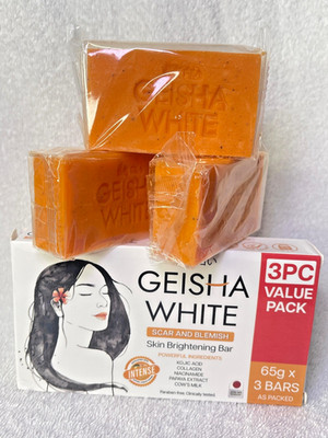 GEISHA WHITE SEIFE TEINTGLANZ FEUCHTIGKEITSSPENDEND PFLEGEND FLECKEN REDUZIEREN