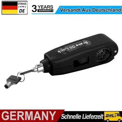 Motorcycle Grip Lock Anti-theft Handlebar Lock Motorcycle Accessories (Black)