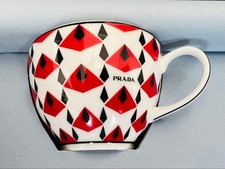 Set 4 piattini da caffè espresso PRADA Vienna rosso