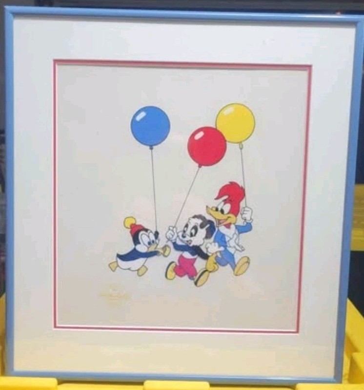  Woody Woodpecker  ***RARE***1990s Walter Lantz "Party Pals"  Sericel