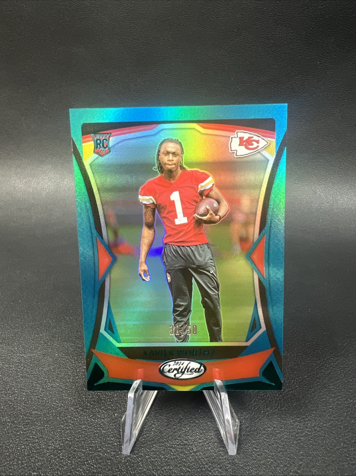 Xavier Worthy 2024 Panini Certified - #120 Teal Mirror 30/50 (RC)