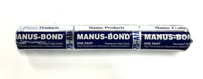 Manus-Bond 75-AM Industrial Adhesive/Sealant 20 Oz Sausage Roll Aluminum Gray