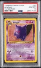 1999 POKEMON FOSSIL 1ST EDITION #20 GENGAR PSA 10