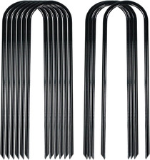 12 Inch Heavy Duty Trampolines Wind Stakes Garden Stakes U-Shaped High Wind Stee