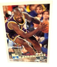 Bryon Russell 1995 Topps NBA Basketball Card Utah Jazz #114 S308