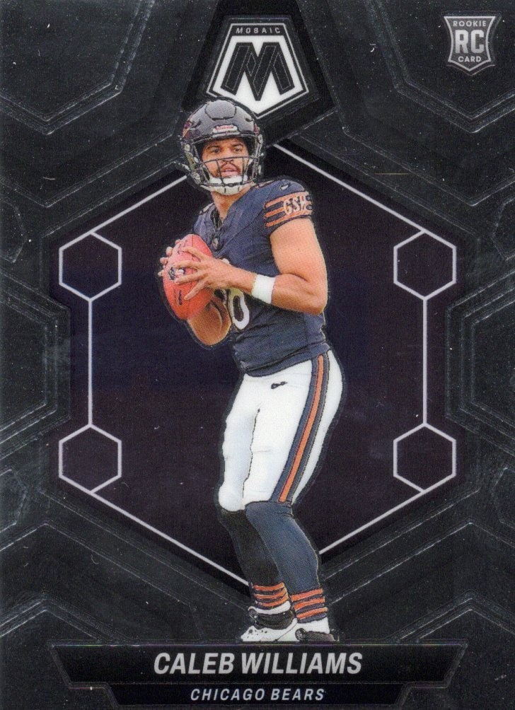 2024 Panini Mosaic - Rookies Caleb Williams #301 Silver Prizm (RC)