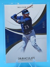 2018 Panini Immaculate Collection #101 Nelson Cruz #/99
