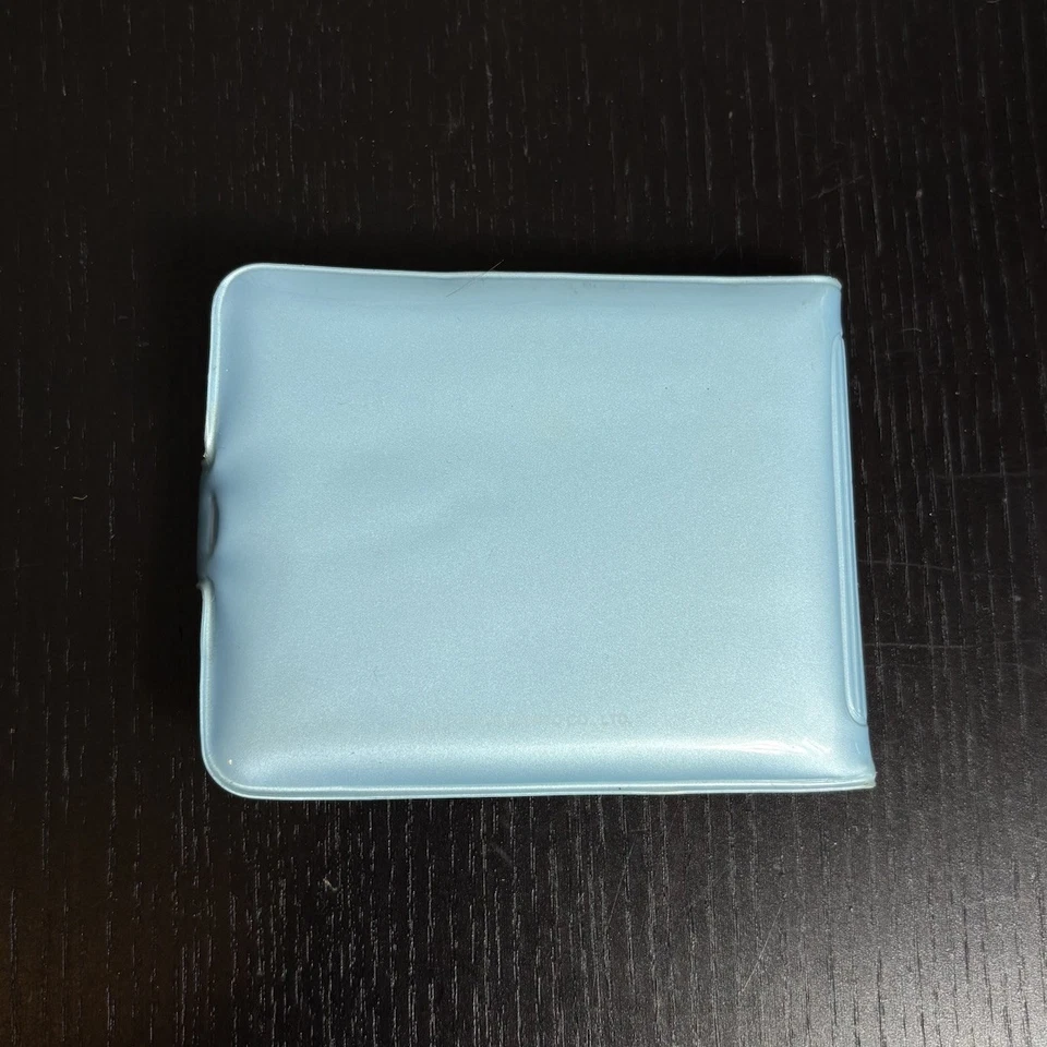 *DEFECTUOSO, LEER* Cartera Plegable de Plástico Azul HELLO KITTY Sanrio 1999 De Colección Foto 3 de 4