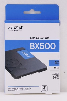 Crucial BX500 4TB 3D NAND SATA 2.5-Inch Internal SSD 