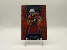 2024 Select Draft Selections Memorabilia Prizm Red Trey Benson RC ROOKIE JERSEY