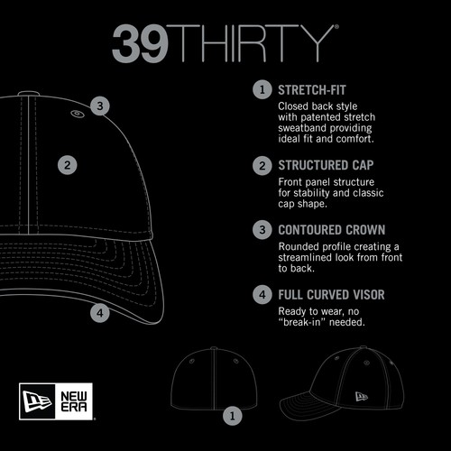 Men's New Era Red Los Angeles Angels 2025 Spring Training 39THIRTY Flex Hat - Picture 6 of 6