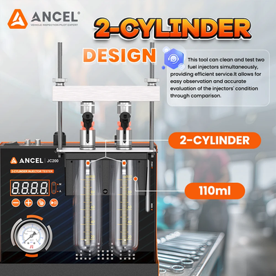 ANCEL JC200 Fuel Injector Tester Machine Volume Uniformity for Car