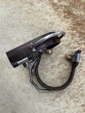 Pair Ladies Antiqued Brown Steel Western Humane Bumper Spurs FREE SHIPPING