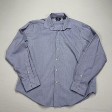 Calvin Klein Men's XL Long Sleeve Dress Shirt Slim Fit Button Down 17.5 36/37