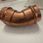 Uponor 1-m2" Copper Press-Fit 90 Degree Elbow Press Pipe Fitting — photo 4