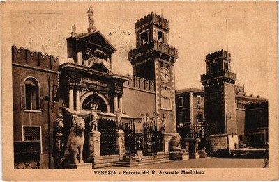 CPA Venezia entrata del R. Arsenale Marittimo ITALIEN (1474444)