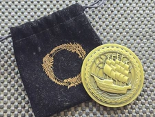 Elder Scrolls Online Community Contributor / Streamer ARG Mail in Medallion Coin