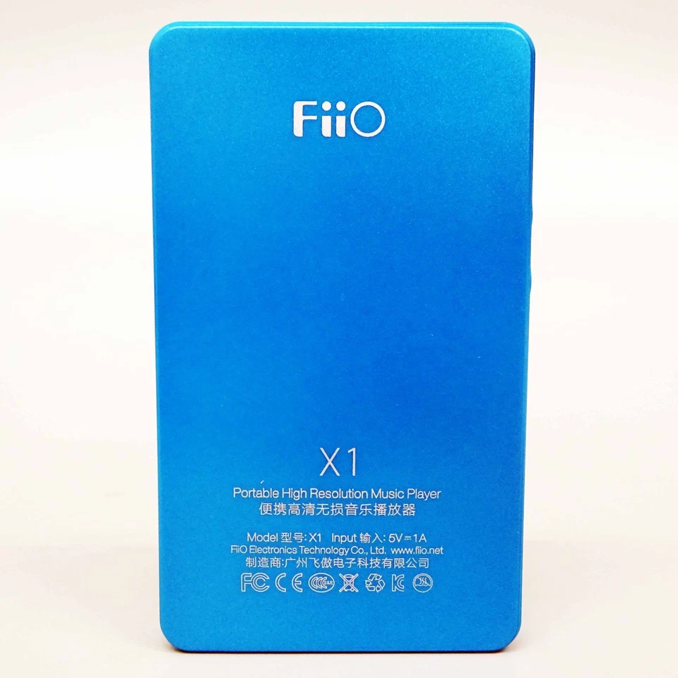FiiO X1 High Resolution Lossless Music Audio Player Blue Japan Used - Image 3 of 4