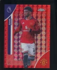2026 Topps Chrome Premier League Soccer Red Geometric Refractor Amad #136