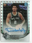2025-26 Bowman Dylan Harper #BCA-CH Geometric Auto RC Spurs