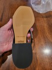 Lisa Vicky Black Rhinestone Hotfix Strappy Square Toe Slip-On Faux Leather 7 — photo 4