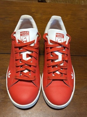 Adidas Stan Smith J Casual Shoes Lust Red/White Size 7 