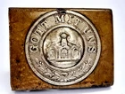 1914 WWI RARE GERMAN IMPERIAL SEE BATTALION/COLONIAL BELT BUCKLE BY ADOLF BAHR