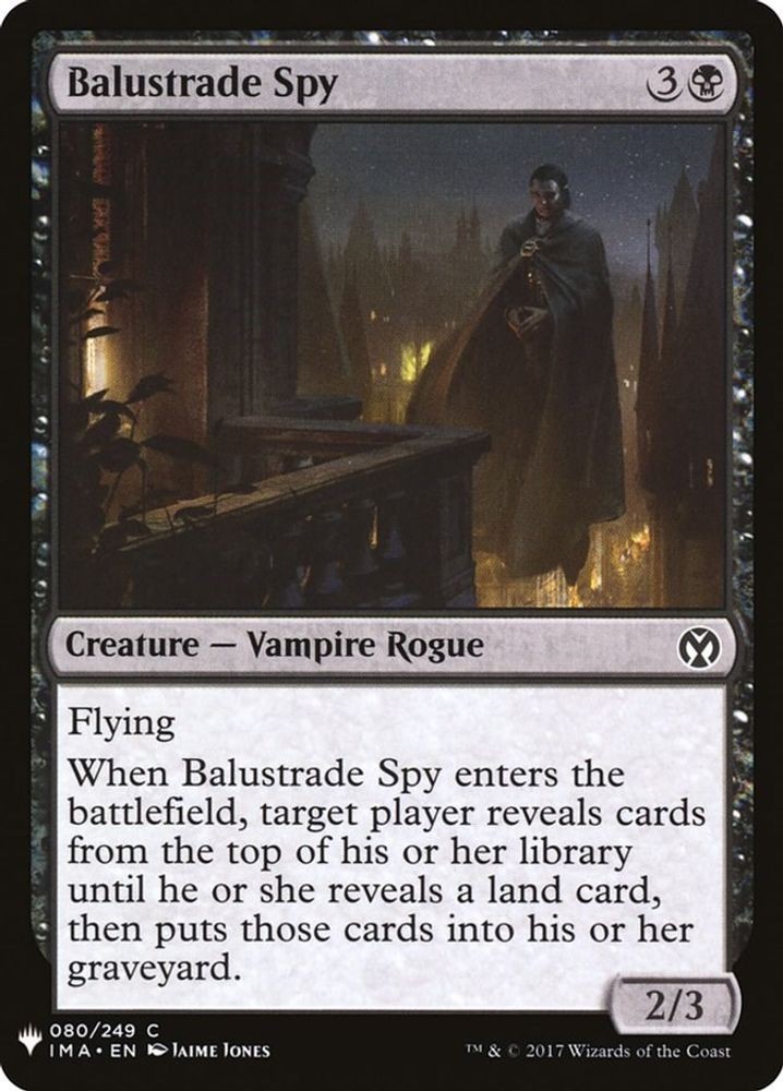 2026 Magic: The Gathering: LIST - Balustrade Spy (#80, Common, Near Mint)