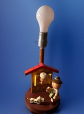 Vintage Nursery Lamp likely From 50s-60s Tested Unique Nursery Plastics Inc.