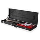 Electric Bass Guitar Hardshell Case Wood Square Carrying Portable Waterproof Box — photo 1