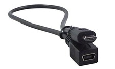 1 Foot USB Micro Male to USB mini Female Adapter Cable